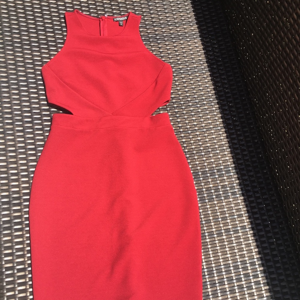 Sexy red dress